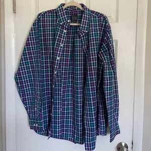 Jos. A. Bank Multicolor Plaid Men's Shirt